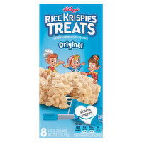 Rice Krispies Treats Marshmallow Squares, Crispy, Original, 8 Classic Size