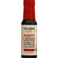 Figaro Liquid Smoke & BBQ Marinade, Mesquite - 4 Ounce 