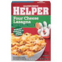 Hamburger Helper Four Cheese Lasagna, Robust Tomato & Herb Flavor - 5.5 Ounce 