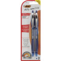 BiC Ball Pens, Trusted Classic, Blue, Medium - 2 Each 