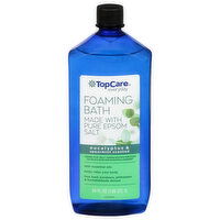 TopCare Foaming Bath, Eucalyptus & Spearmint Scented - 34 Fluid ounce 