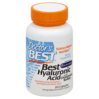 Doctor's BEST Hyaluronic Acid, Best, with Chondroitin Sulfate, Capsules - 60 Each 