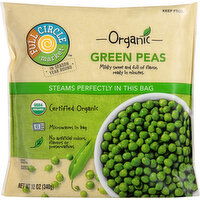 Full Circle Market Green Peas - 12 Ounce 