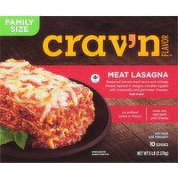 Crav'n Flavor Crav'n Flavor Lasagna, Meat, Family Size, 5 Pound 