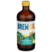 Brew Dr. Kombucha, Organic, Lemon Grove - 14 Fluid ounce 