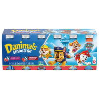 Danimals Smoothie, Mixed Berry/Strawberry, Paw Patrol - 6 Each 