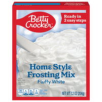 Betty Crocker Frosting Mix, Fluffy White, Home Style - 7.2 Ounce 