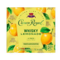 Crown Royal Lemonade Cocktail Can, 4 cans / 355 ml     - 355 Millilitre 