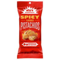 Nut Harvest Pistachios, Spicy Flavored