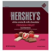 Hershey's Raspberries White Creme & Milk Chocolate Frozen Fruit - 8 Ounce