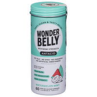 Wonderbelly Antacid, Watermelon Mint, Maximum Strength, Tablets - 60 Each 