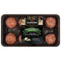 Carando Meatballs, Mozzarella Rustica, Italian Style - 16 Ounce 