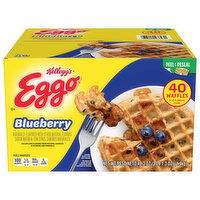 Eggo Waffles, Blueberry - 4 Each 