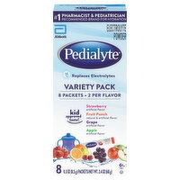 Pedialyte Electrolyte Powder, Variety Pack