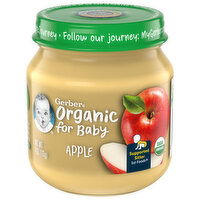 Gerber Apple, Supported Sitter 1st Foods - 4 Ounce 