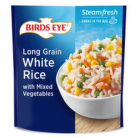 Birds Eye Steamfresh Long Grain White Rice with Mixed Vegetables Frozen Side