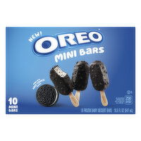Oreo Frozen Dairy Dessert Bars, Mini Bars - 10 Each