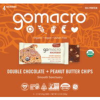 GoMacro MacroBar, Double Chocolate + Peanut Butter Chips