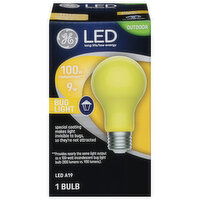 GE Light Bulb, LED A19, Bug Light, 9 Watts, Outdoor