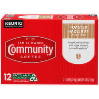 Community Coffee Toasted Hazelnut Coffee Single-Serve Cups - 4.5 Ounce 