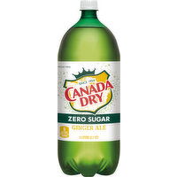 Canada Dry Soda, Zero Sugar, Ginger Ale - 2.1 Quart 