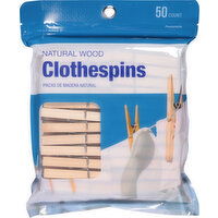 Jacent Clothespins, Natural Wood - 50 Each 