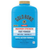 Gold Bond Foot Powder, Maximum Strength, Medicated