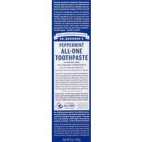 Dr. Bronner's Toothpaste, All-One, Peppermint - 5 Ounce 