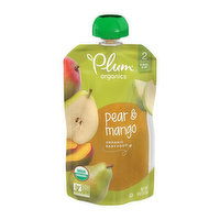 Plum Organics Organic Pear & Mango Baby Food (6 Mos. & Up) - 4 Ounce 