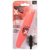 L.A. Colors Mascara, X, Dramatic Volume, BMS306 Extreme Black - 0.43 Fluid Ounce