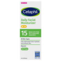 Cetaphil Facial Moisturizer, Daily, Broad Spectrum SPF 15 - 4 Fluid ounce 