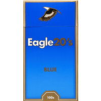 Eagle 20s Cigarettes, Class A, Blue 100s - 20 Each 