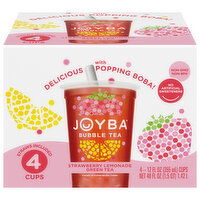 Joyba Strawberry Lemonade Green Tea Bubble Tea - 4 Each