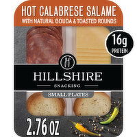 Hillshire Farm Small Plates, Hot Calabrese Salame Deli Lunch Meat with Gouda Cheese - 2.76 Ounce 