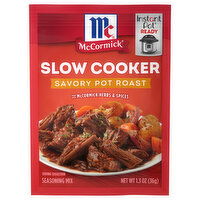 McCormick Slow Cooker, Savory Pot Roast Seasoning Mix - 1.3 Ounce 