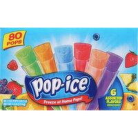 Pop-Ice Pops, Assorted Flavors - 80 Each 