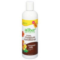 Alba Botanica Conditioner, More Moisture, Coconut Milk - 12 Ounce 