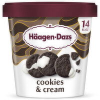 Haagen-Dazs Cookies & Cream Ice Cream - 14 Fluid Ounce