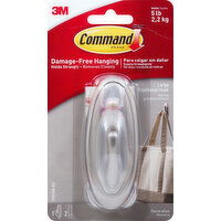 Command Traditional Hook, Decorative, Large - 1 Each 