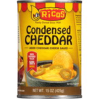 Ricos Cheese Sauce, Condensed Cheddar, Aged