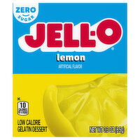 Jell-O Gelatin Dessert, Low Calorie, Zero Sugar, Lemon