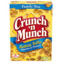 Crunch 'n Munch Buttery Toffee Popcorn with Peanuts - 10 Ounce 