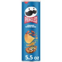 Pringles Potato Crisps Chips, Loaded Potato Skins - 5.5 Ounce