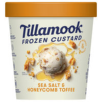 Tillamook Frozen Custard, Sea Salt & Honeycomb Toffee - 15 Ounce 