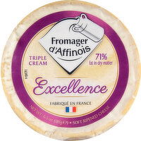 Fromager d'Affinois Cheese, Soft Ripened, Triple Creme - 6.5 Ounce 