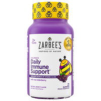 Zarbee's Daily Immune Support, with Real Elderberry, Children's, Gummies, Natural Berry Flavor - 21 Each 