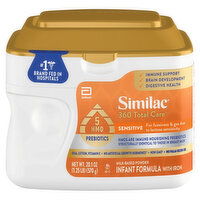 Similac Infant Formula with Iron, Milk-Based Powder, Sensitive - 20.1 Ounce 