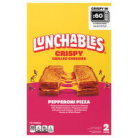 Lunchables Grilled Cheesies, Crispy, Pepperoni Pizza