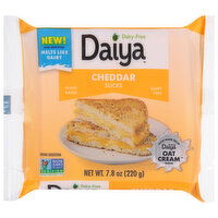 Daiya Cheese Slices, Dairy-Free, Cheddar - 7.8 Ounce 