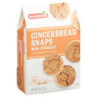 Brookshire's Crispy Ginger Snaps Mini Cookies - 6 Ounce 